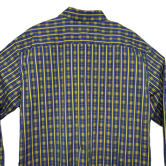 Robert Graham 100% Cotton Plaid Long Sleeve Button Down Shirt Size Extra Large - Picture 6 of 14